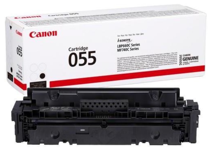 Cartuș toner  Canon - CRG-055, pentru i-SENSYS MF74x/LBP66x, negru