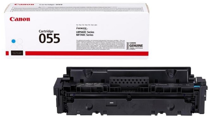 Cartuș toner  Canon - CRG-055, pentru i-SENSYS MF74x/LBP66x, cyan
