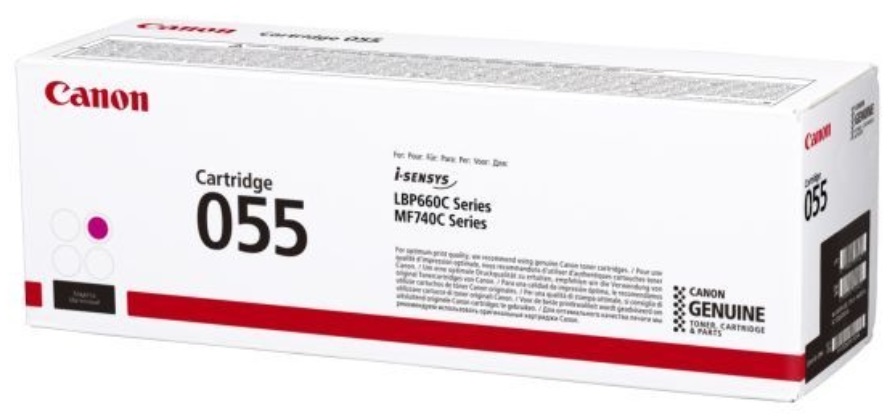 Cartuș toner  Canon - CRG-055, pentru i-SENSYS MF74x/LBP66x, magenta