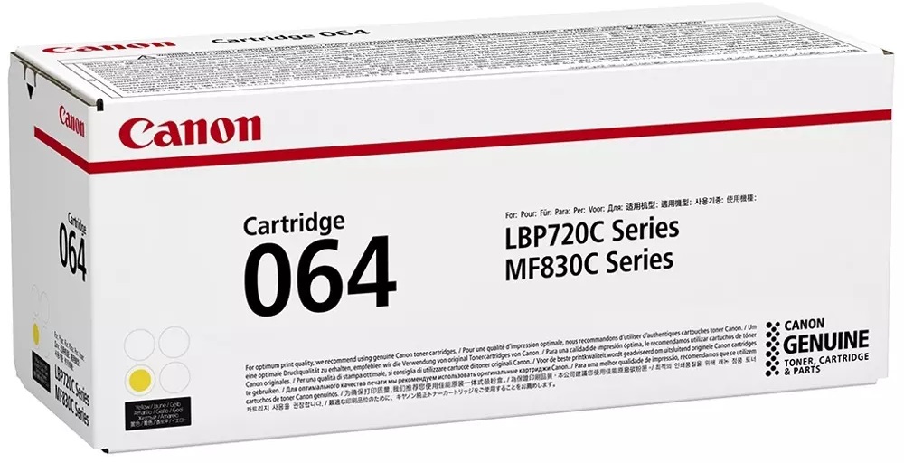 Cartuș toner  Canon - CRG-064, pentru i-SENSYS MF832C/LBP722C, galben