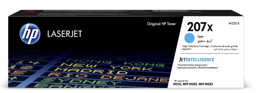 Cartuș toner  HP - 207X, pentru M255/MFP M282/283, Cyan
