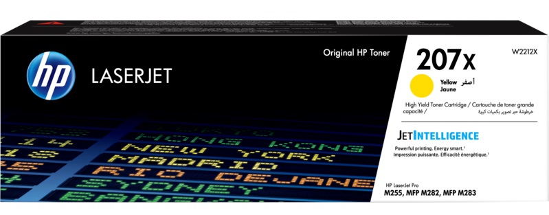 Cartuș toner  HP - 207X, pentru M255/MFP M282/283, Yellow