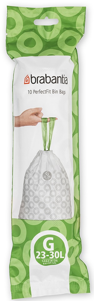 Sac de gunoi Brabantia - PerfectFit, mărime G, 23-30 l, 10 buc