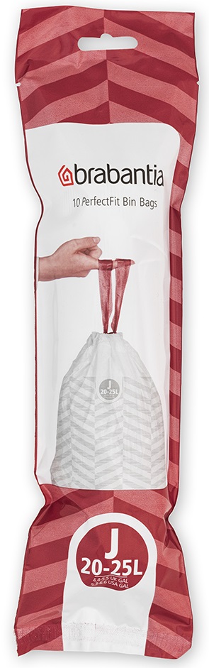 Sac de gunoi Brabantia - PerfectFit, mărime J, 20-25 l, 10 buc