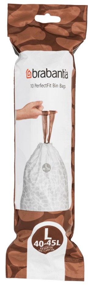 Sac de gunoi Brabantia - PerfectFit, mărimea L, 40-45 l, 10 buc