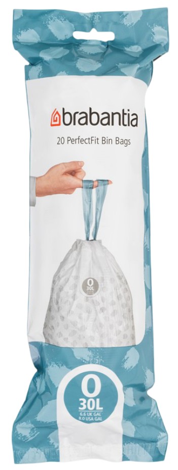 Sac de gunoi Brabantia - PerfectFit, mărimea O, 30 l, 20 buc