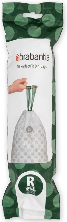 Sac de gunoi Brabantia - PerfectFit, mărime R, 36 l, 10 buc