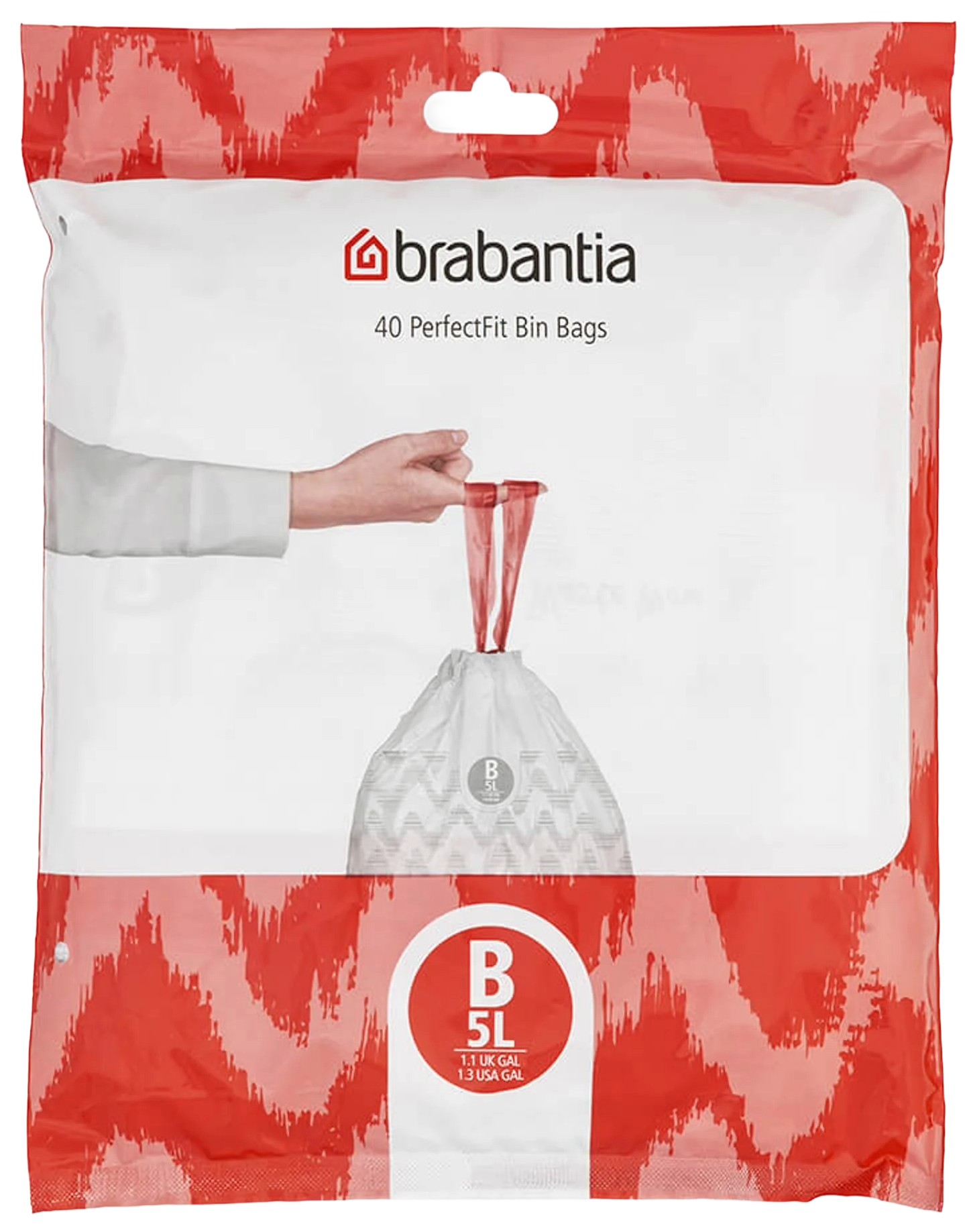 Sac de gunoi Brabantia - PerfectFit Slide/Paper Bin, mărimea B, 5 l, 40 buc