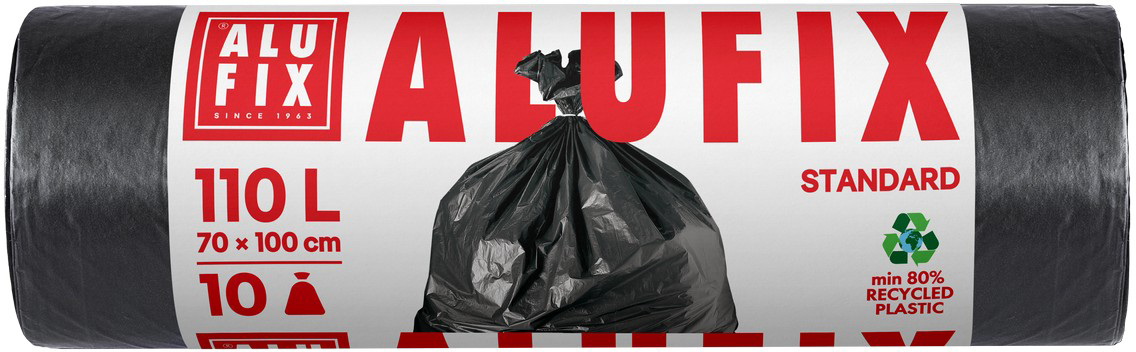 Saci de gunoi ALUFIX - 110 l, 10 buc.
