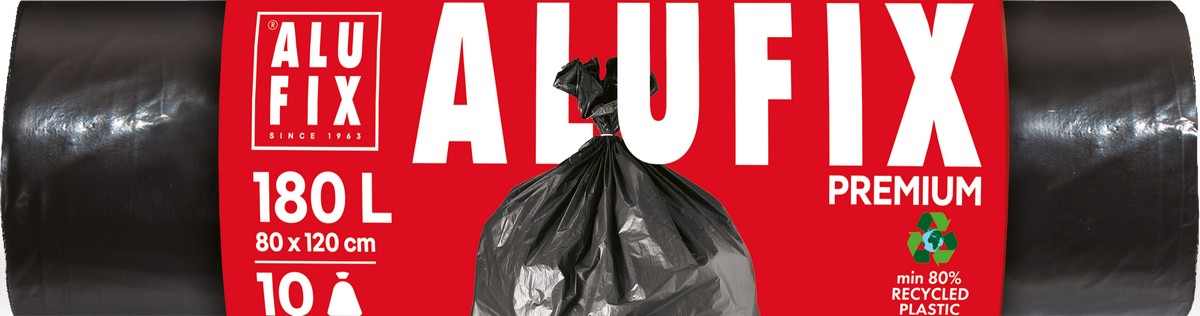 Saci de gunoi ALUFIX - 180 l, 10 buc.