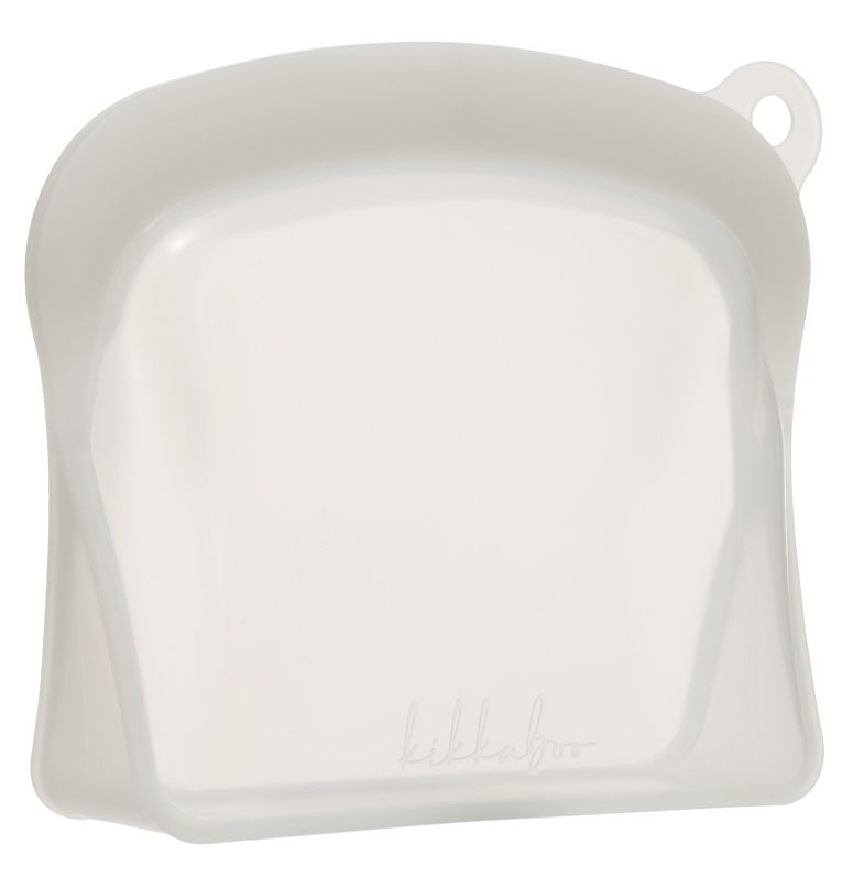 Pungă de mâncare KikkaBoo Platinum Silicone - Sand