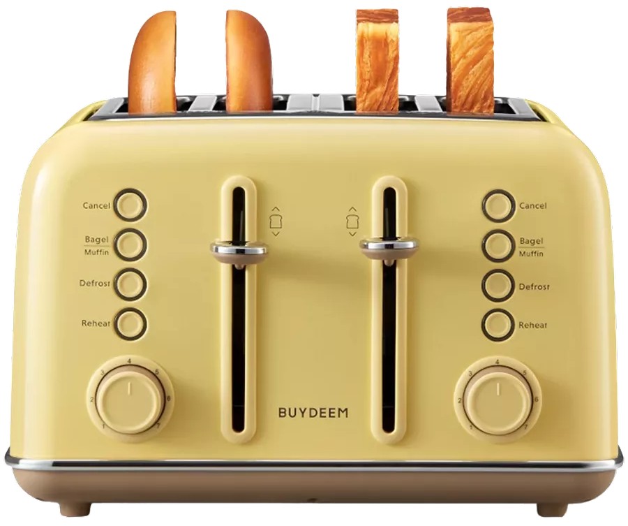 Toaster BUYDEEM - DT640E, 7 trepte , Mellow Yellow
