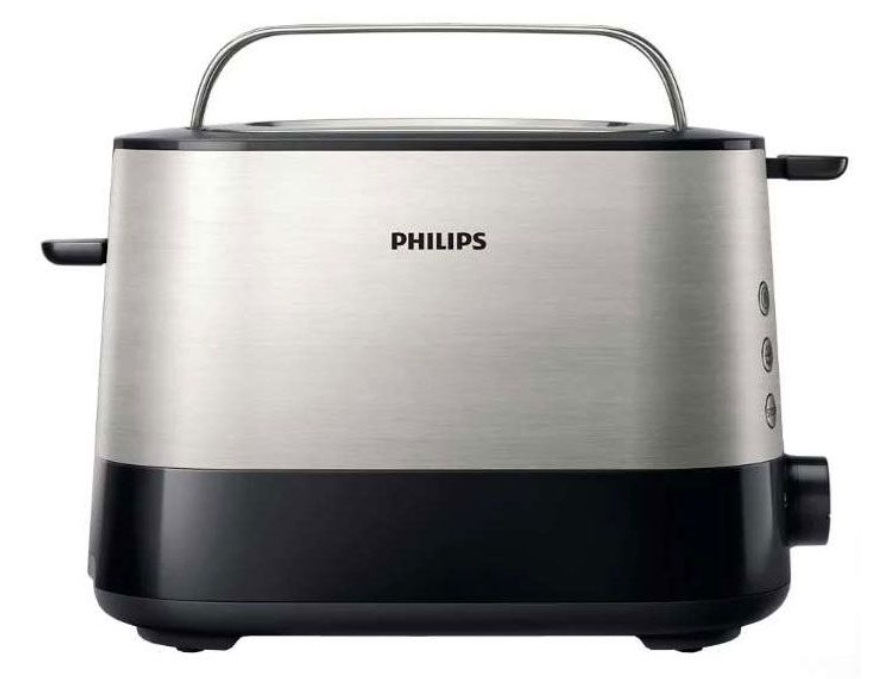 Prăjitor de pâine Philips - HD2635/90, 950W, 7 viteze, negru