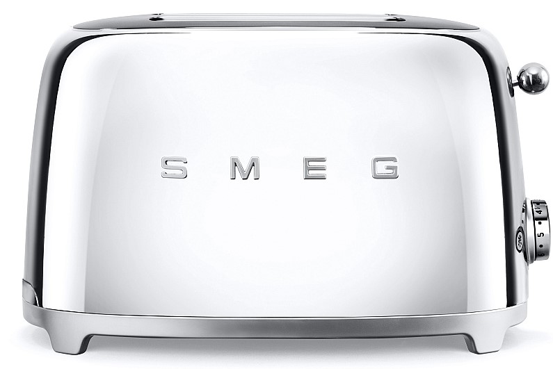 Toaster Smeg - TSF01SSEU, 950W, 6 viteze, argintiu
