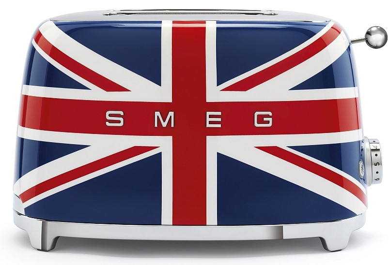Toaster Smeg - TSF01UJEU, 950W, 6 viteze, steag englezesc