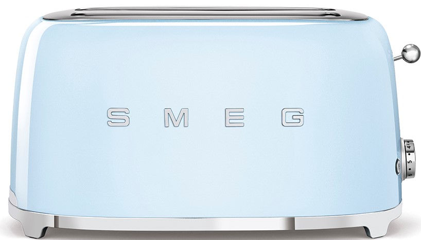 Toaster Smeg - TSF02PBEU, 1500W, 6 viteze, albastru