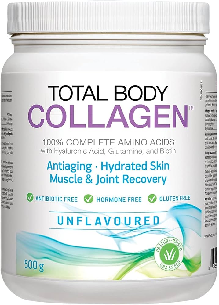 Total Body Collagen, fără gust, 500 g, Natural Factors