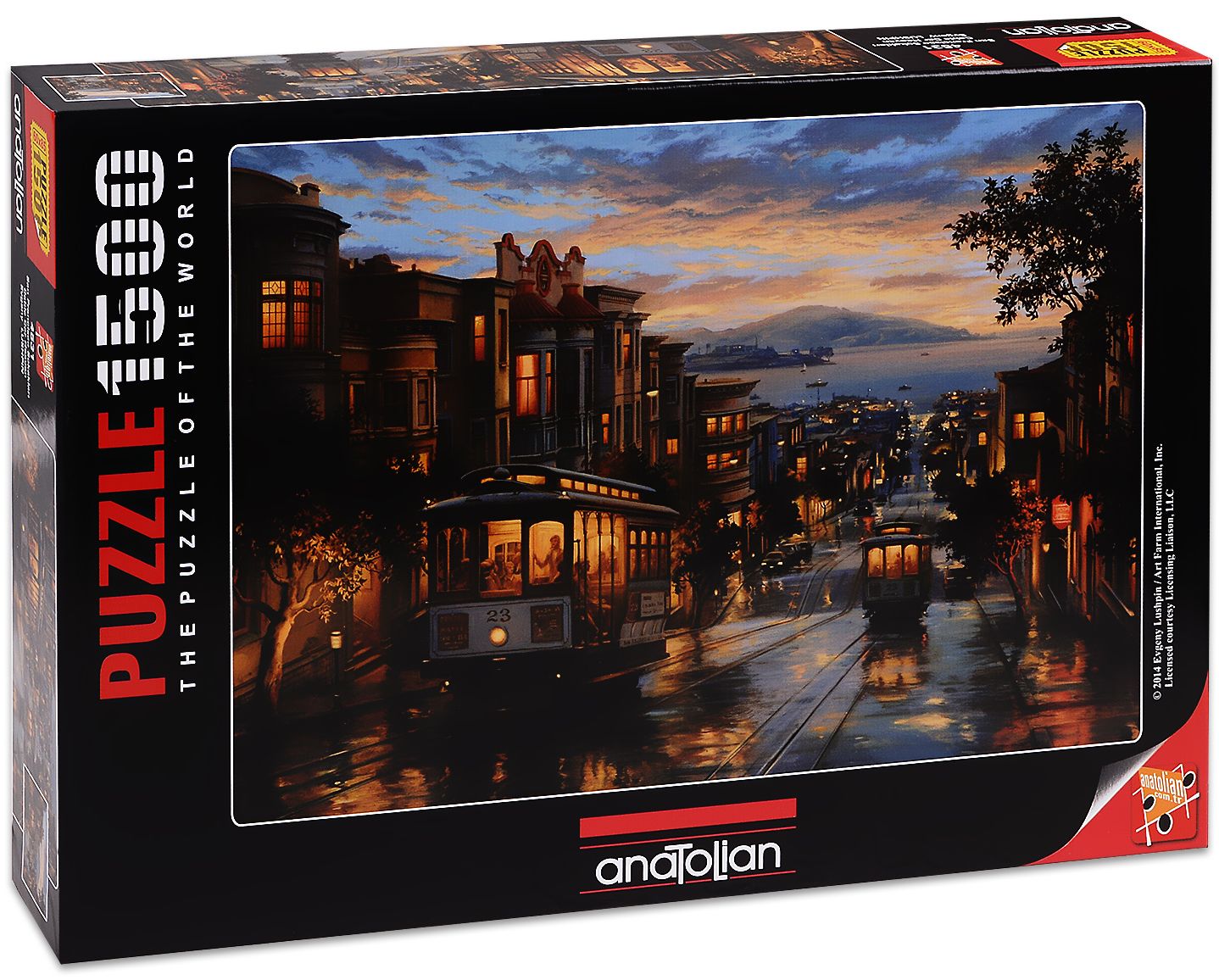 Puzzle Anatolian din 1500 de piese - Tramvai spre cer, Evgeny Lushpin