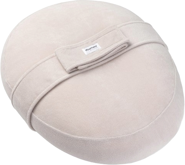 Husă de pernă transformatoare pentru alăptare Doomoo - Buddy, Relax cover, Almond