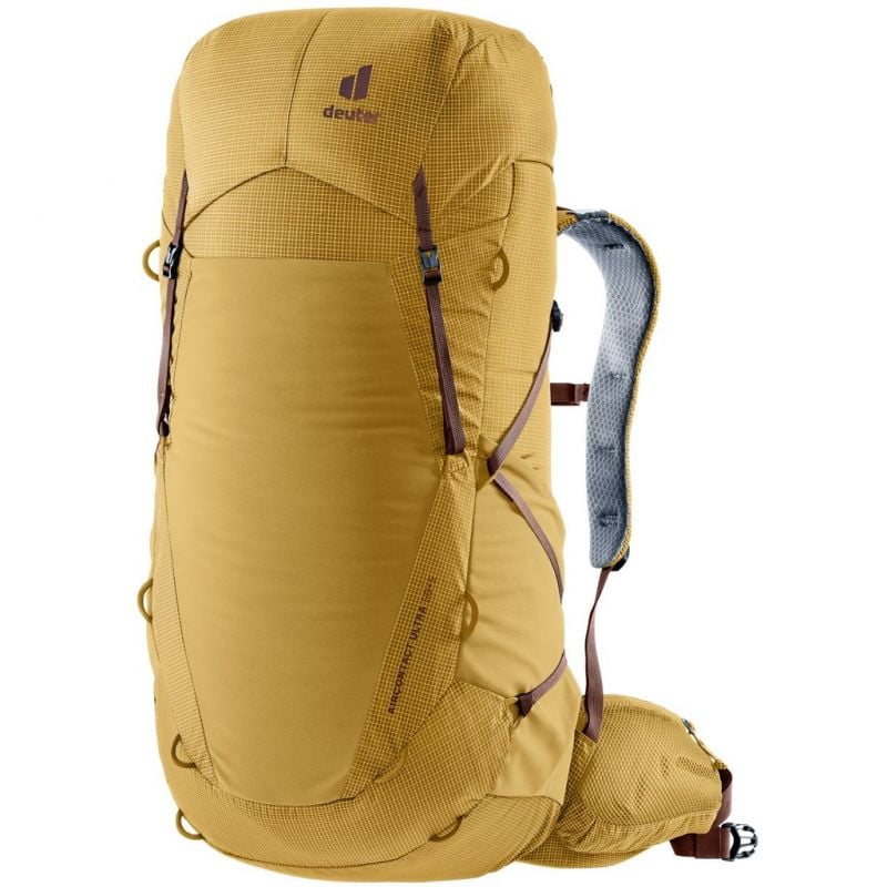 Rucsac de drumeție Deuter - Aircontact Ultra, 50+5L, galben