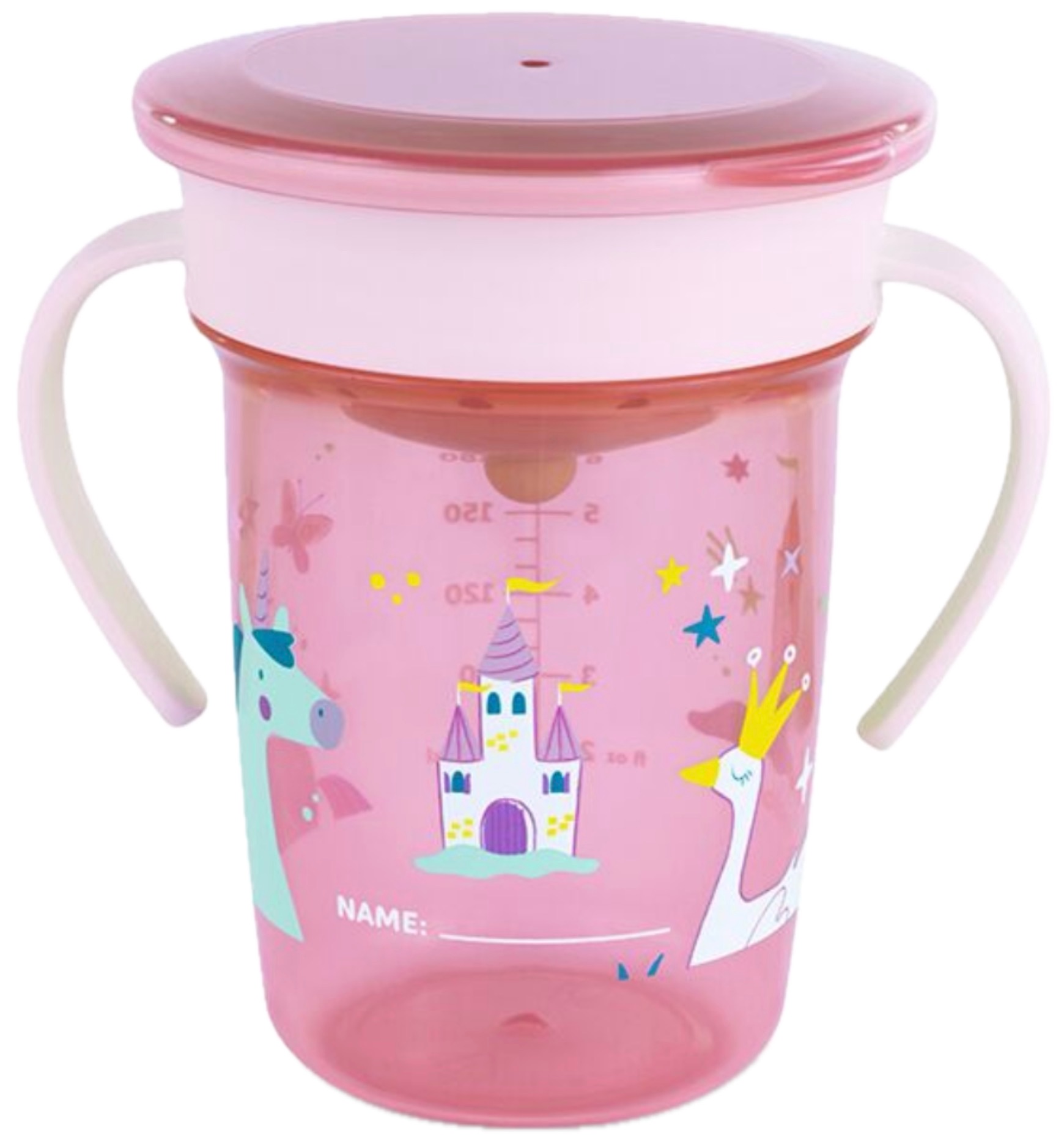 Cupă de antrenament Miniland - Fantasy, 260 ml