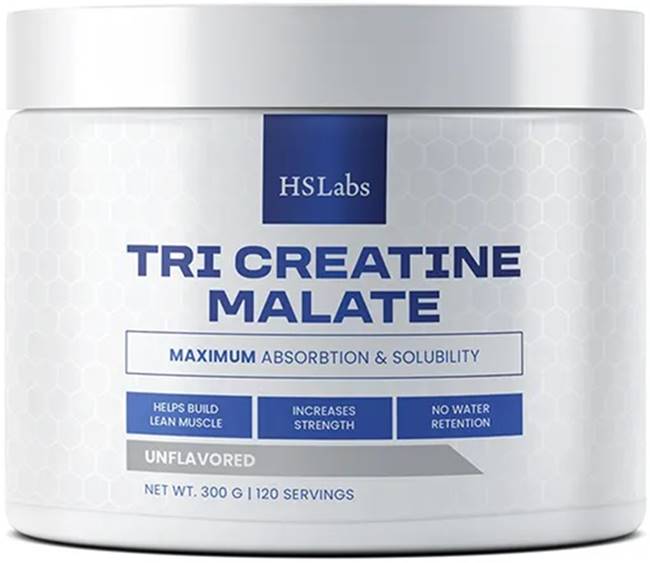 Tri Creatine Malate, fără gust, 300 g, HS Labs