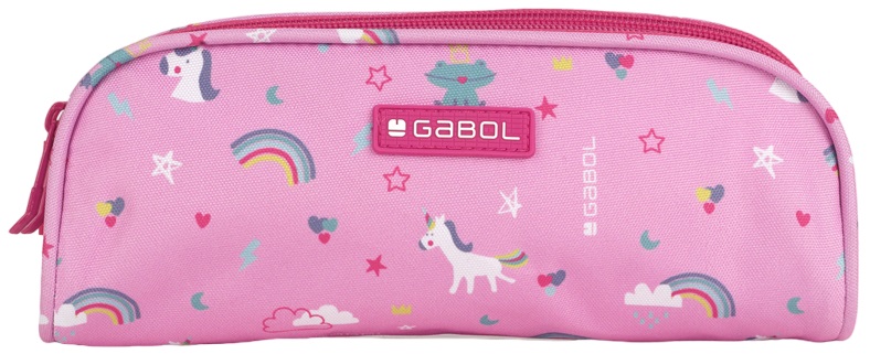 Penar scolar triunghiular Gabol Rainbow - Cu 2 compartimente