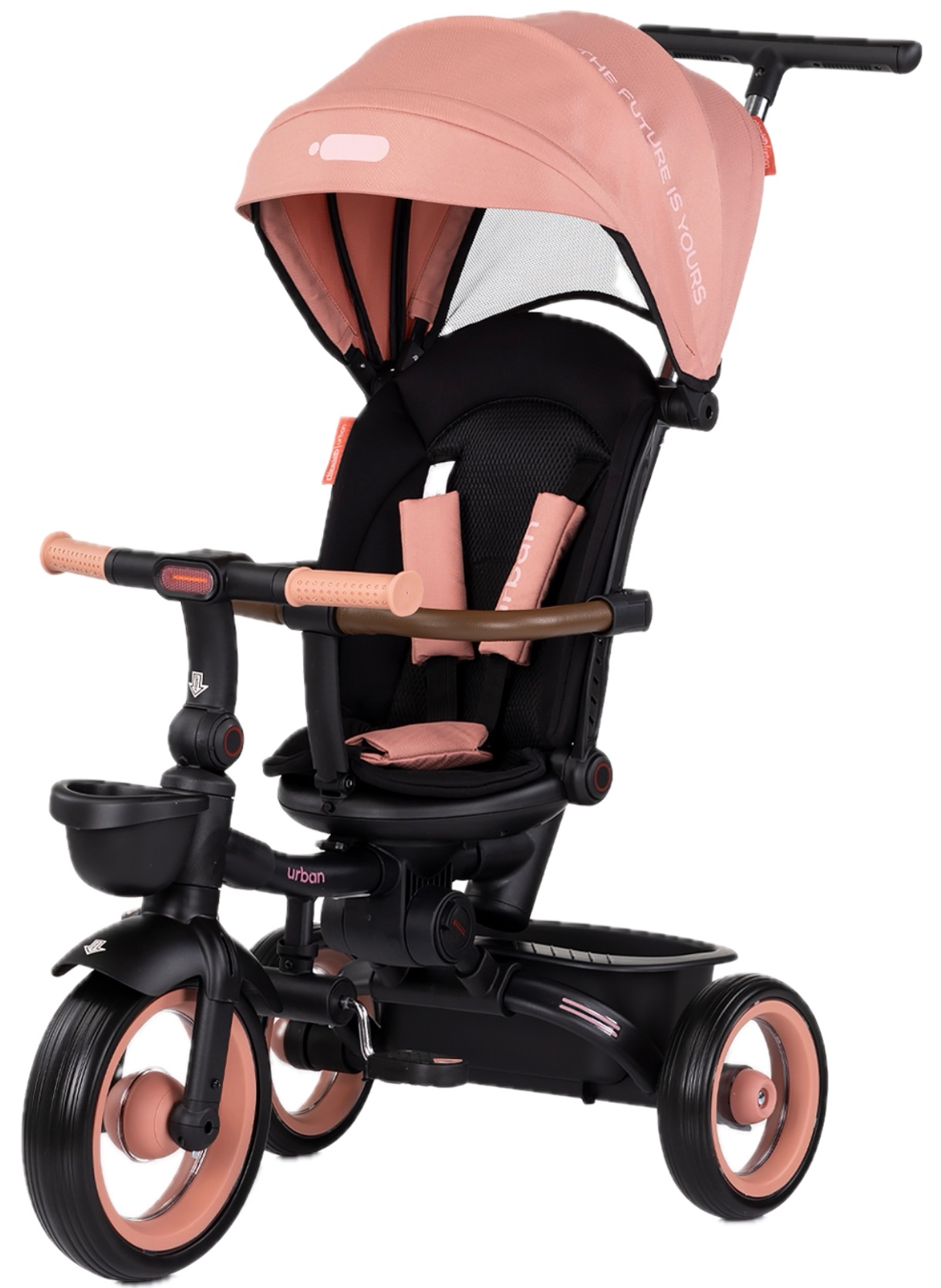 Tricicletă cu copertină Chipolino - Urban, bezea