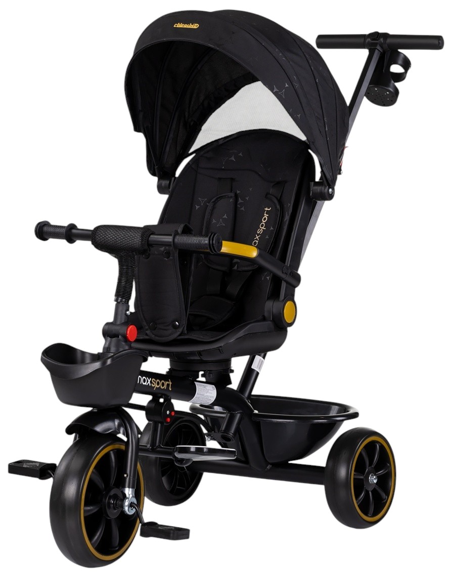 Tricicletă cu copertină Chipolino - Max Sport, mură