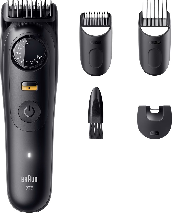 Aparat de tuns barba Braun - BT5520, Black/Mat