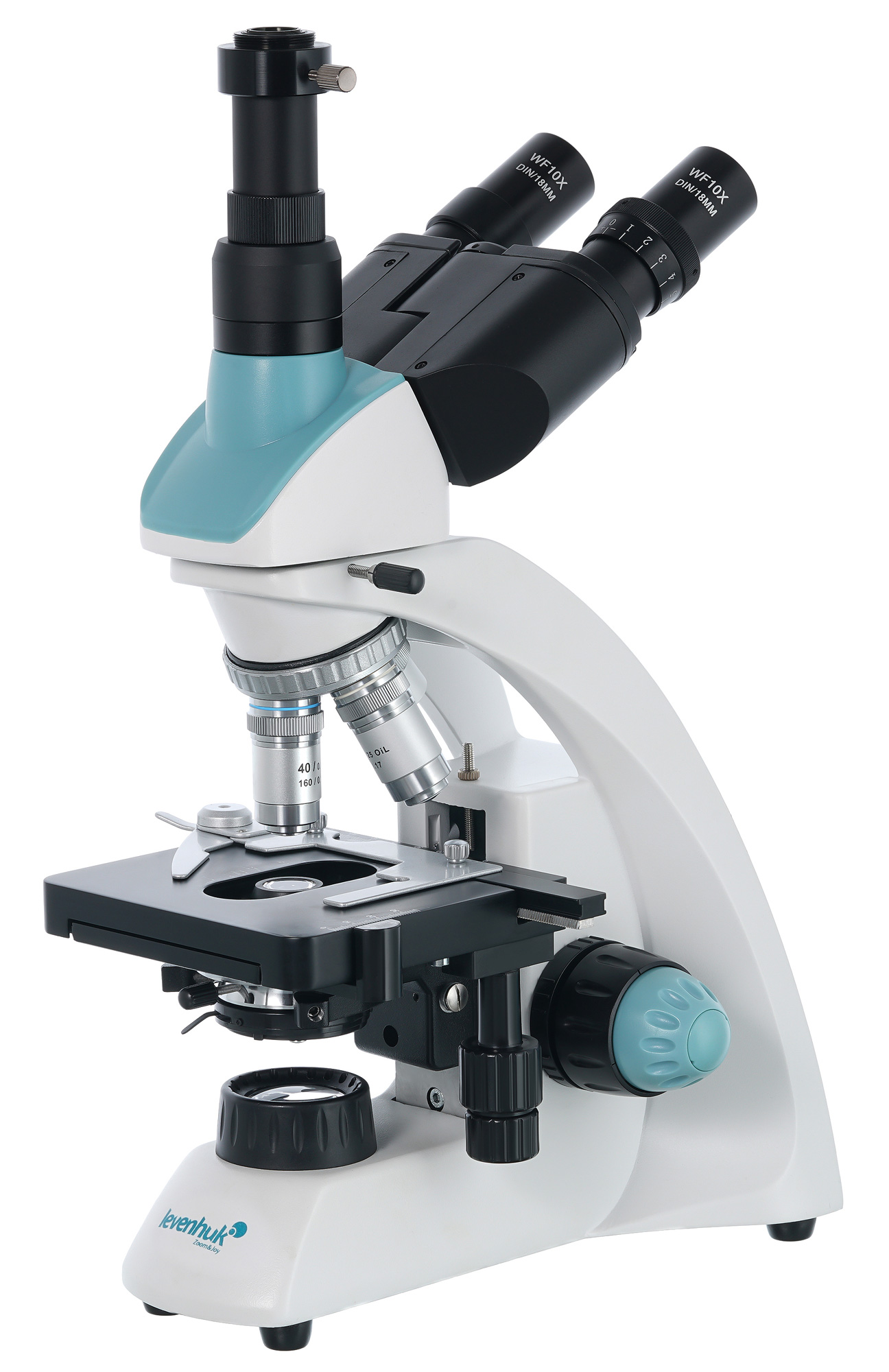 Microscop trinocular Levenhuk - 500T, alb