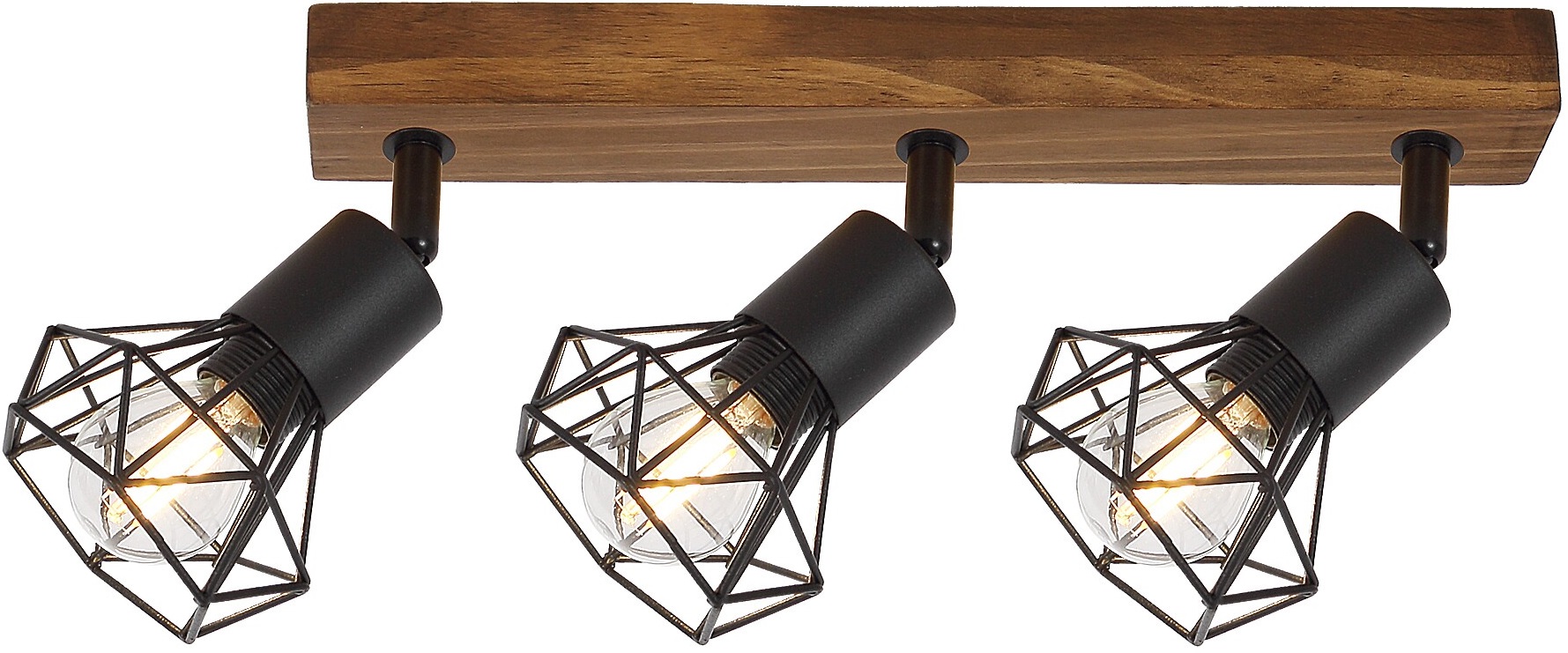 Spot triplu Rabalux - Zeus 3139, IP20, E14, 3 x 40W, 230V, negru mat