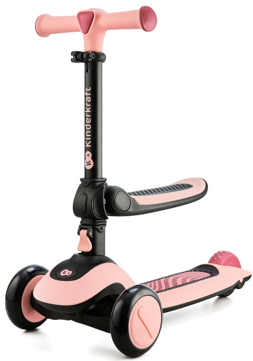 Trotinetă pentru copii KinderKraft - Halley, Rosa pink