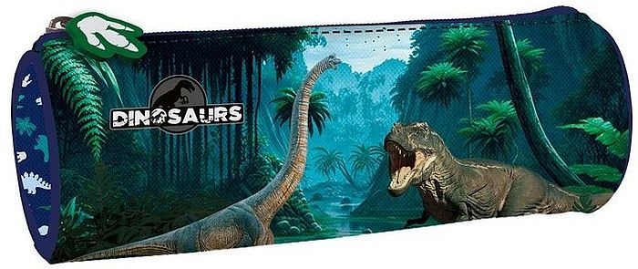 Penar cilindric  Derform Dinosaurs 19 - cu 1 fermoar