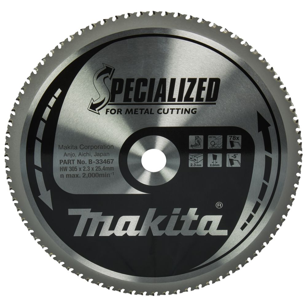 Disc circular pentru metal Makita - Specialized, B-33467, 305 mm, 78…
