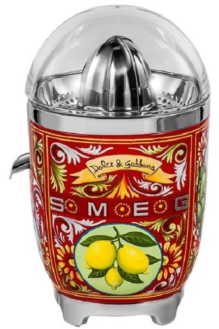Storcător de citrice Smeg - CJF01DGEU, 70 W, multicoloră, Dolce & Gabbana