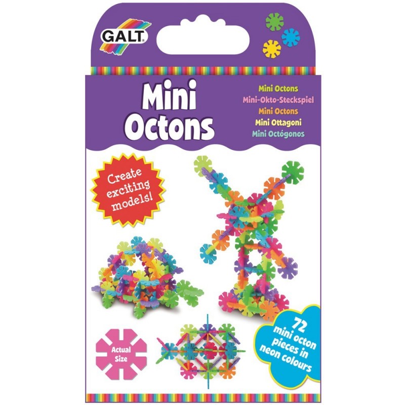 Constructor colorat Galt - 72 piese