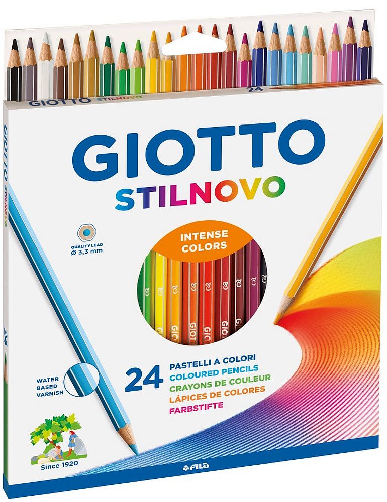 Creioane colorate  Giotto Stilnovo - 24 culori