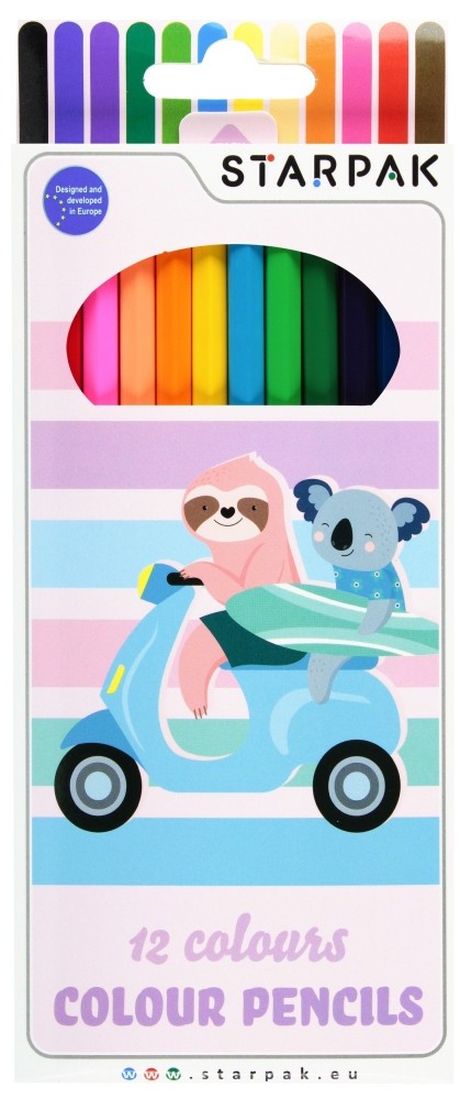 Creioane colorate  Starpak Koala - 12 buc.
