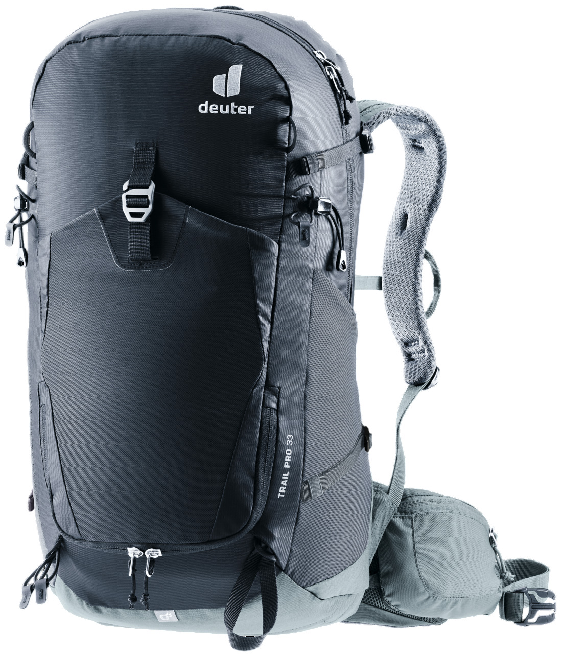 Rucsac turistic Deuter - Trail Pro, 33 L, negru/gri