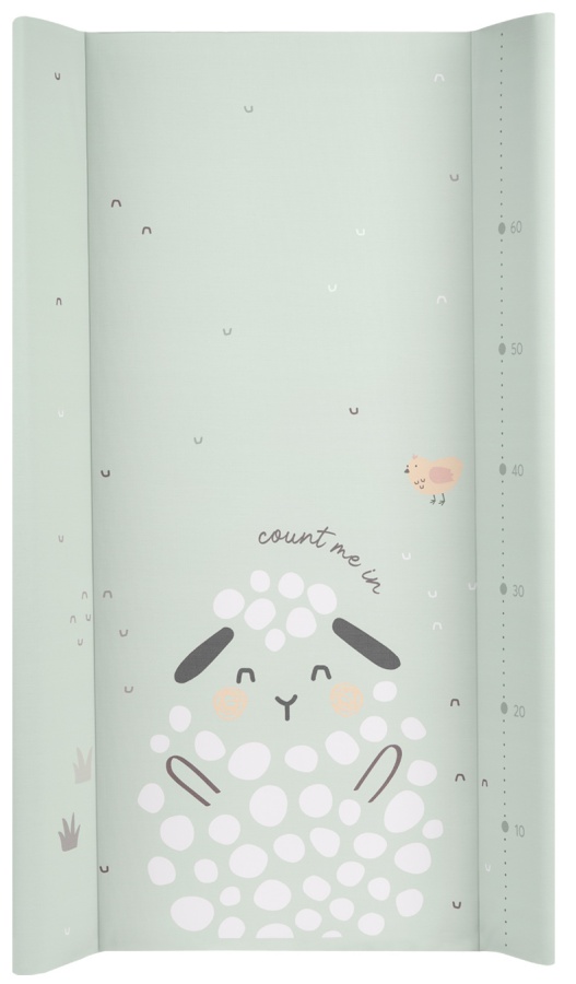 Salteluță tare de înfășat KikkaBoo Sleepy Sheep - 50 х 70 cm