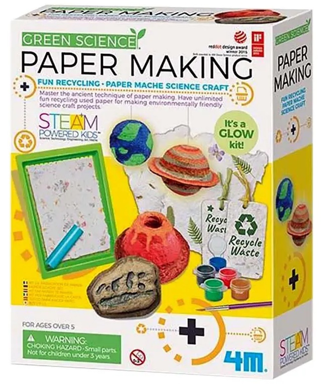 Set creativ 4M - Știință verde, hârtie reciclată