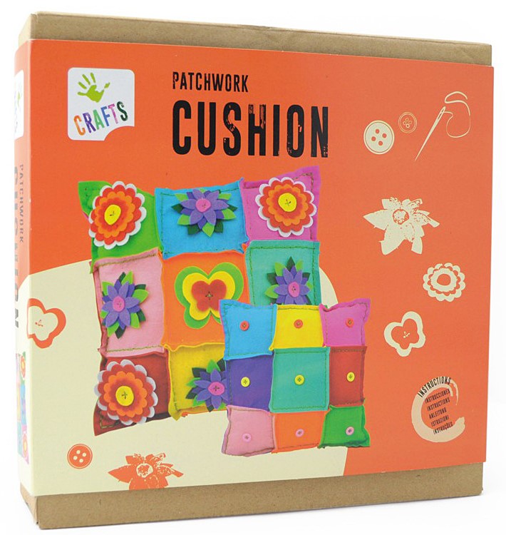 Set creativ  Andreu Toys - Pernă DIY, Patchwork