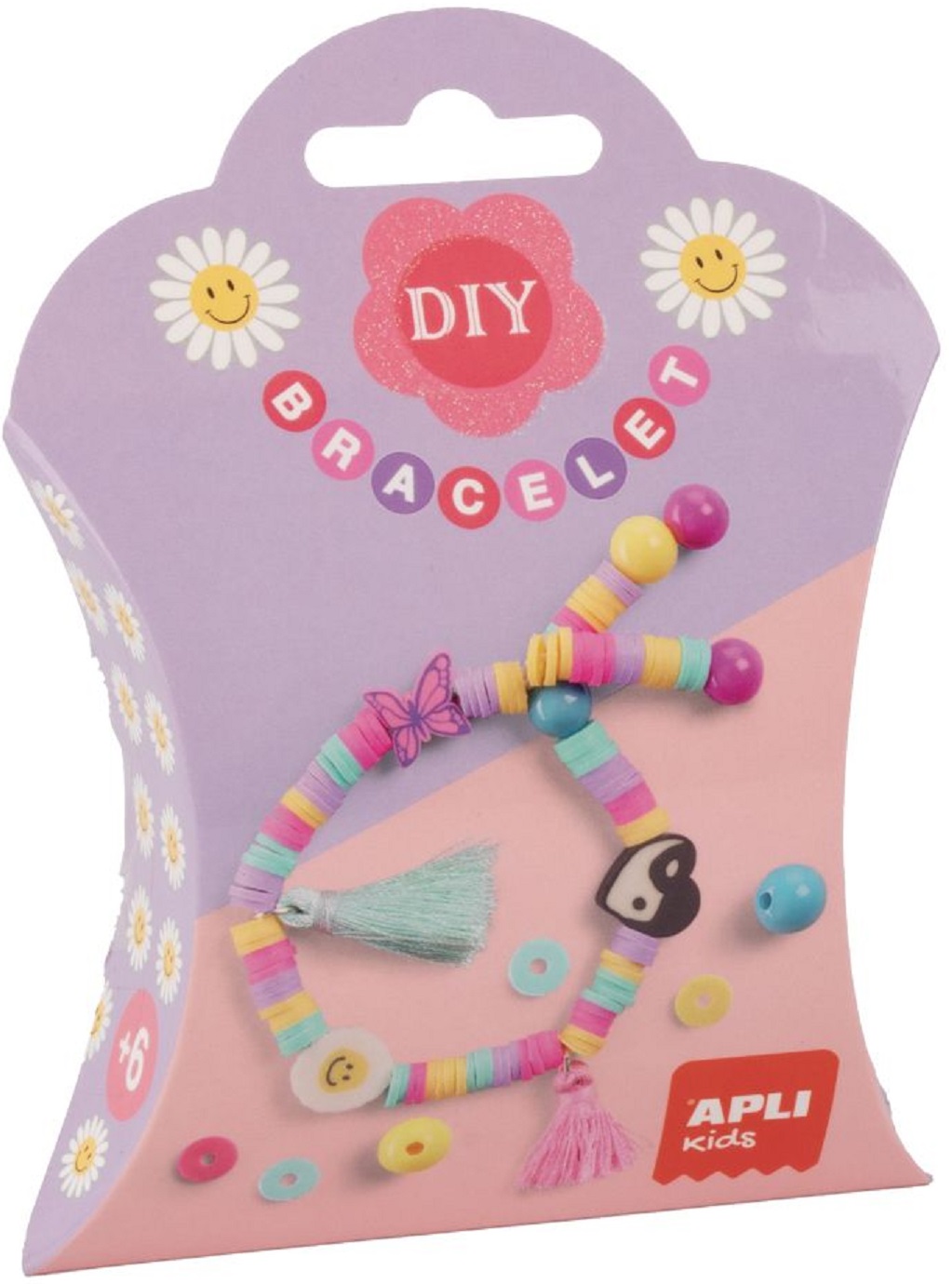 Kit creativ  Apli - Brățară DIY, margaretă