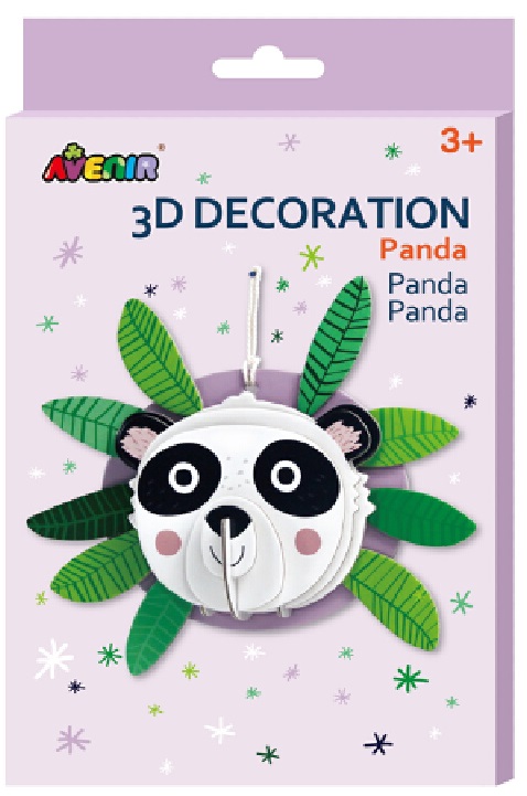 Set creativ Avenir - Fă-ți singur 3D decorațiune, Panda