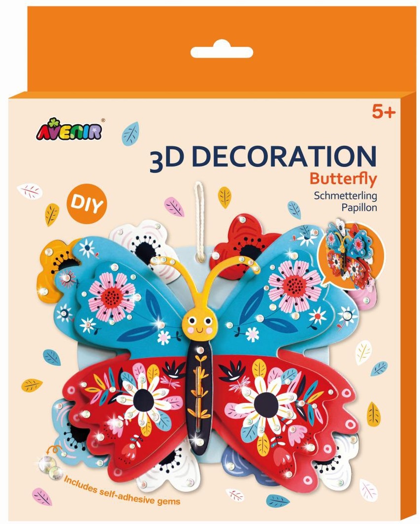 Set creativ Avenir - Fă-ți singur 3D decorațiune, Fluture