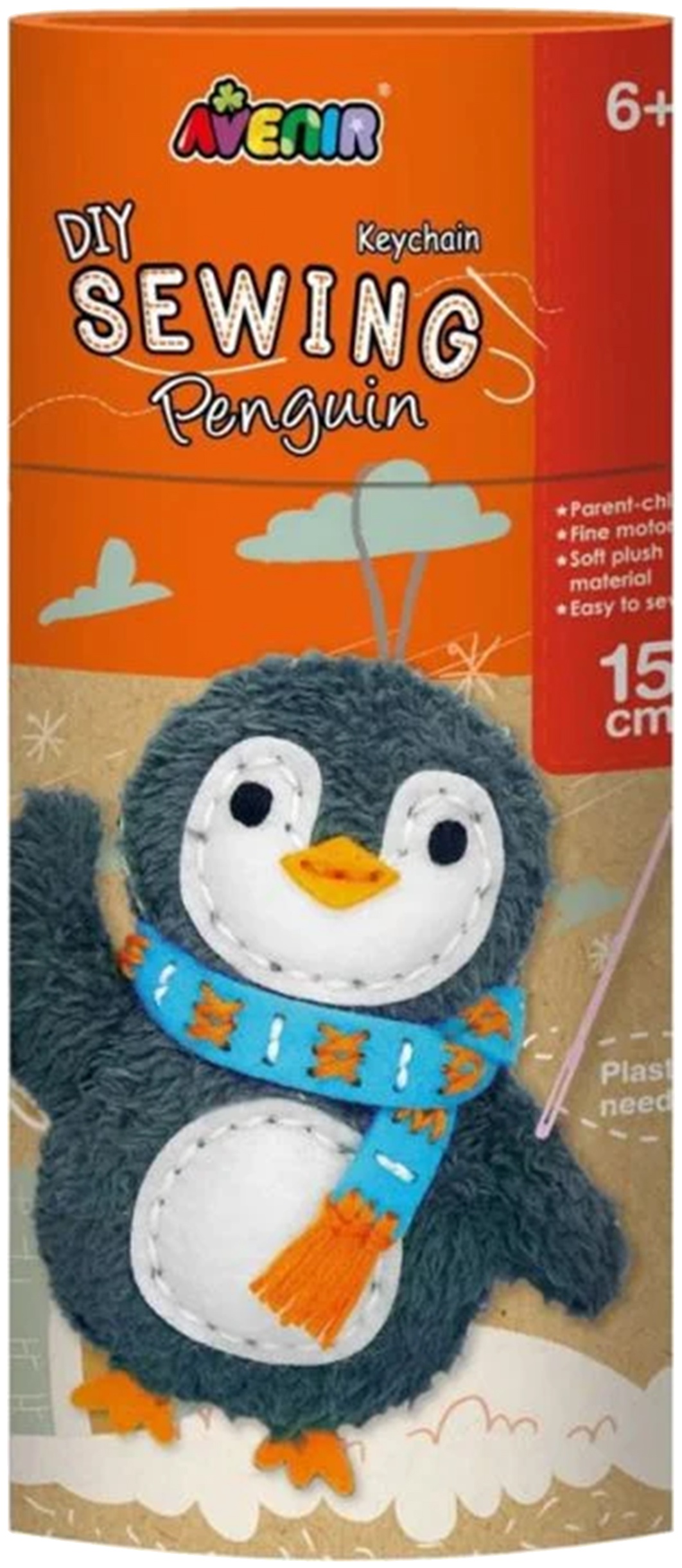 Set creativ Avenir - Breloc tip pinguin DIY