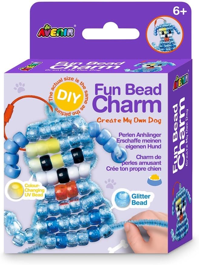 Set creativ Avenir - Talisman DIY din margele, câine