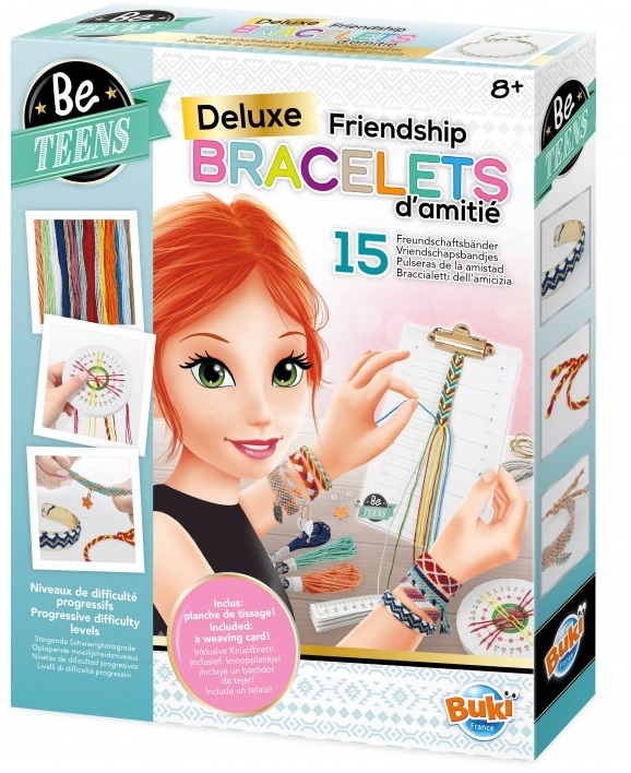 Set creativ Buki France - brățări de prietenie DIY