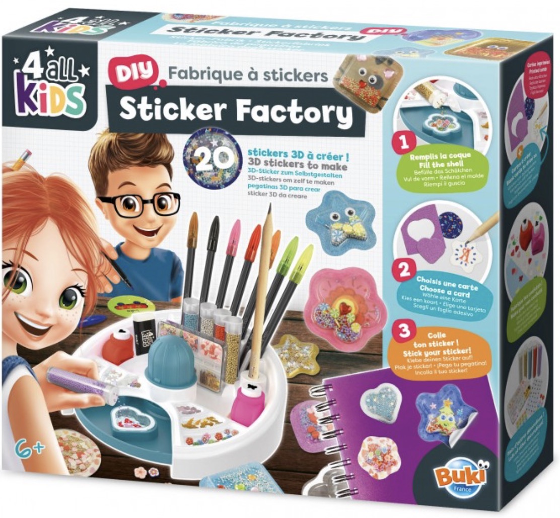 Kit creativ Buki France - Crearea de stickere 3D